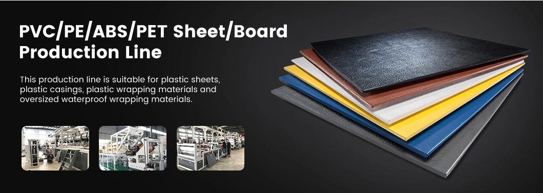 Meetyou Machinery PVC PE ABS Pet PVC Board Sheet Production Line Factory Custom 48 X 96 Plastic Sheet Production Line China High-Accuracy ACP Production Line